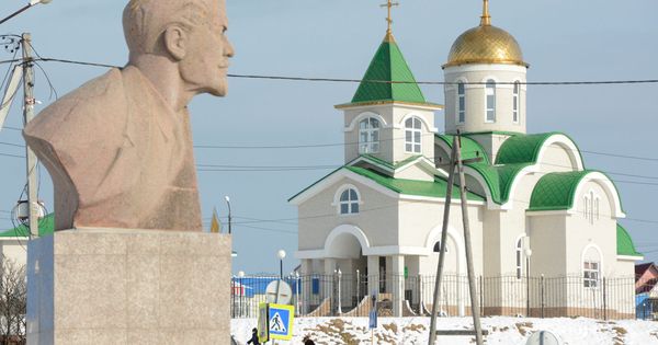 Foto: Busto de Vladimir Lenin en la isla de Kunashir (Reuters)