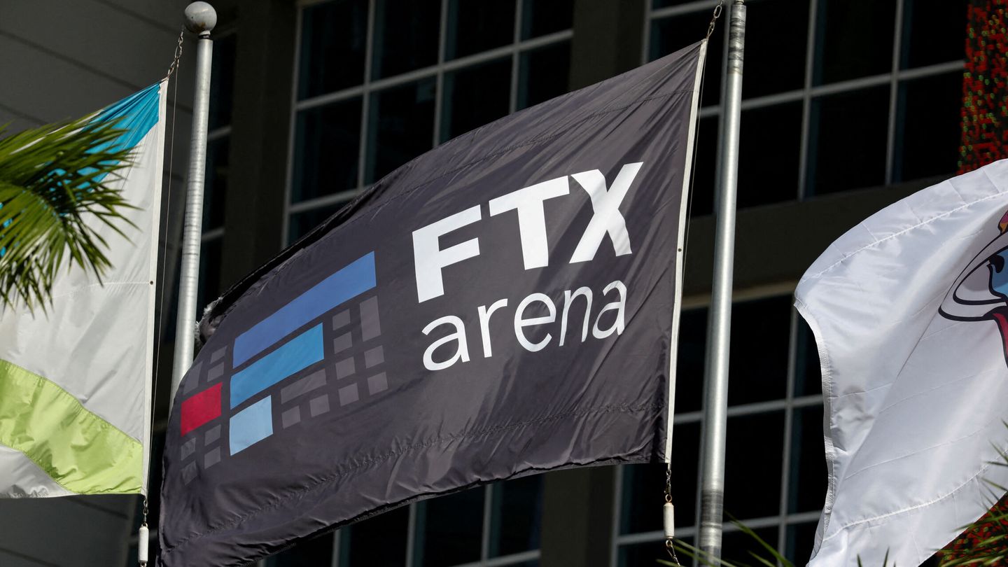 El FTX Arena en Miami, uno de los grandes patrocinios de SBF. (Reuters/Marco Bello)