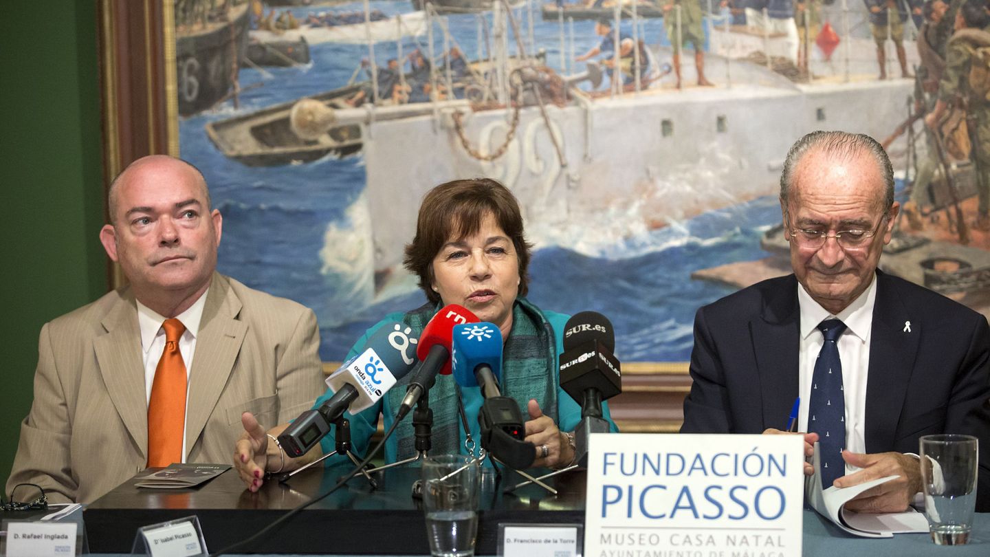 Rafael Inglada, Isabel Picasso y Francisco de la Torre. (EFE) 