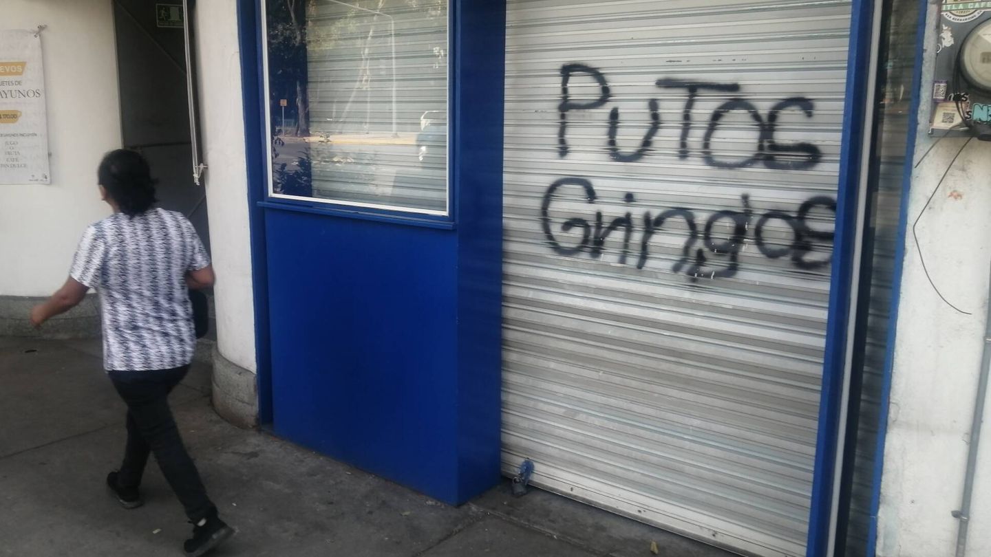 Graffiti en una calle de la Ciudad de México. (Gael Montiel)