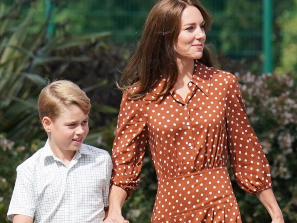 Foto: Kate Middleton con su hijo George, en una imagen de archivo. (Gtres)