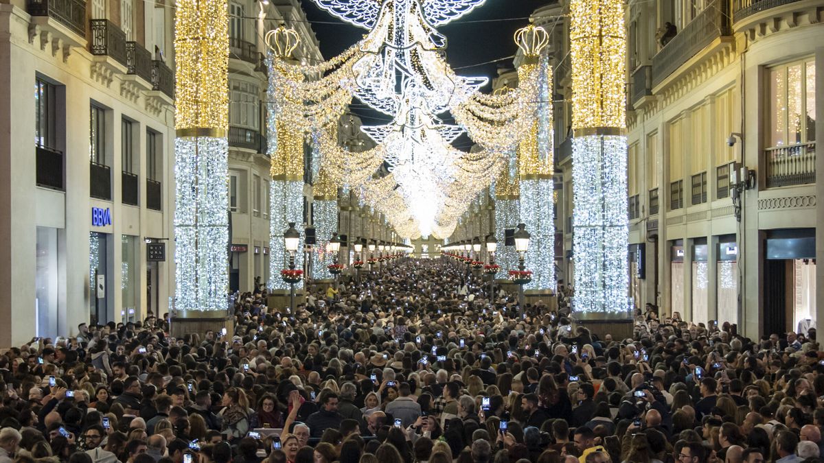 Fecha y hora del encendido de las luces de Navidad de Málaga: estas serán las calles más decoradas