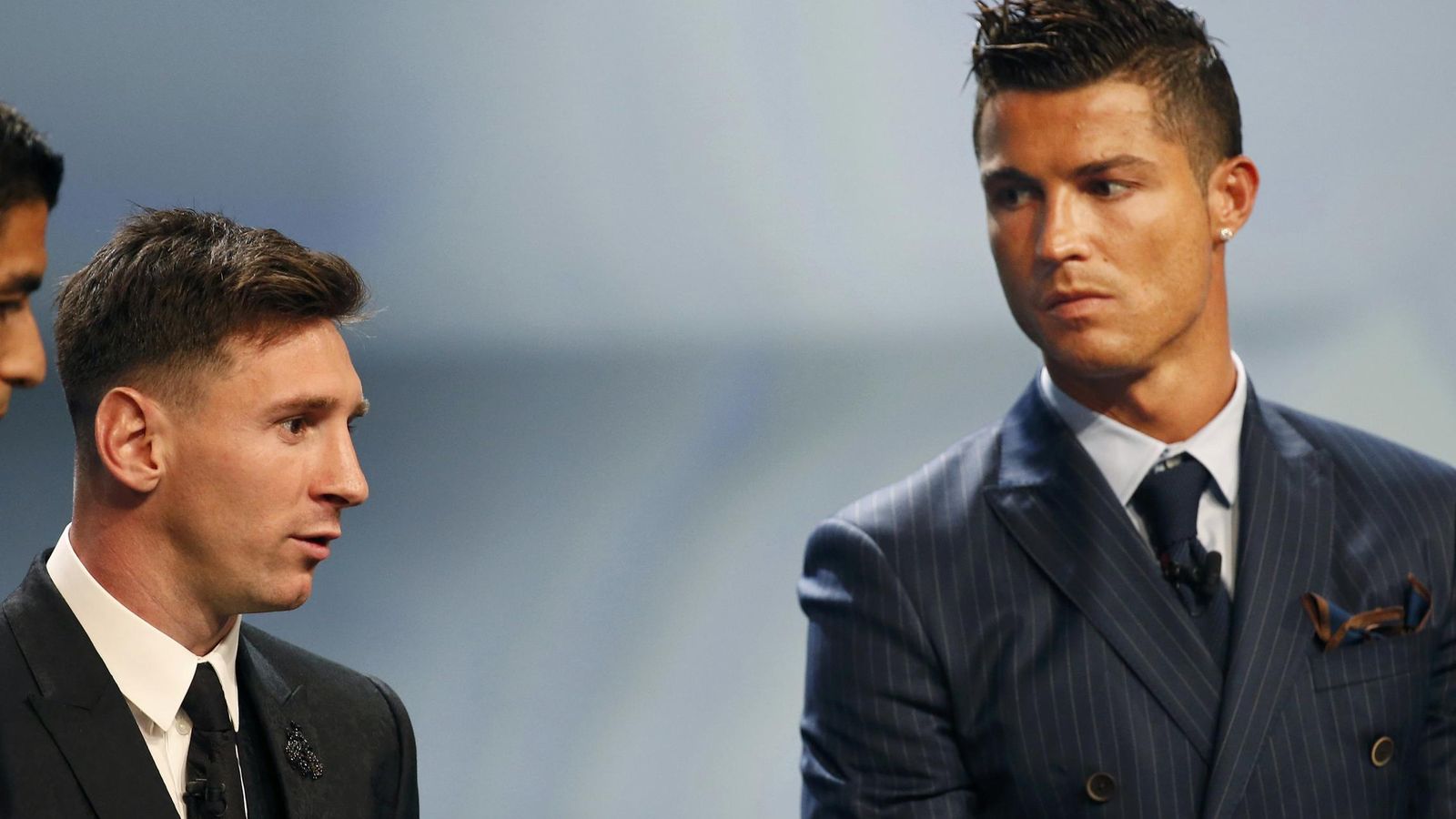 Foto: Cristiano y Messi, en una gala de la UEFA (Reuters)