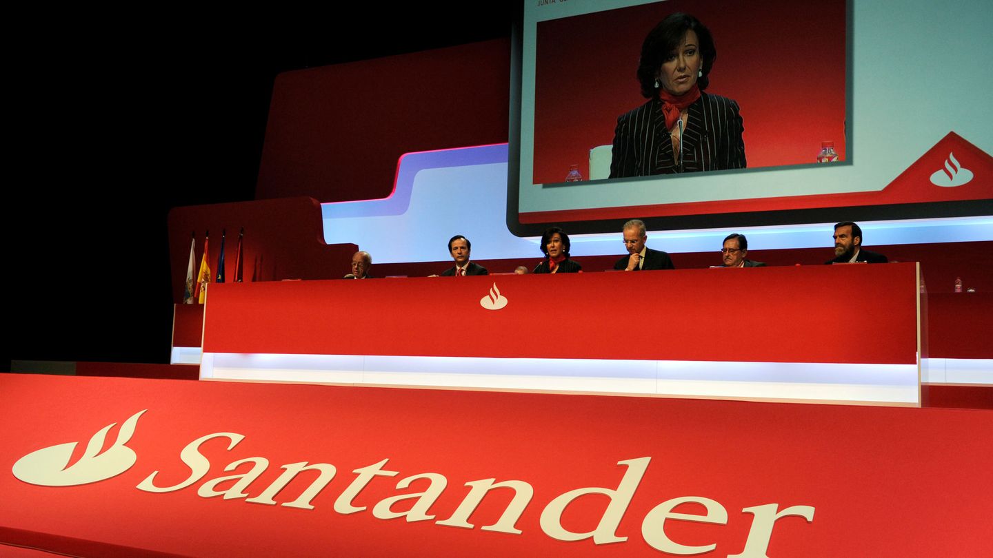 Reunión de la cúpula del Banco Santander. (Reuters)