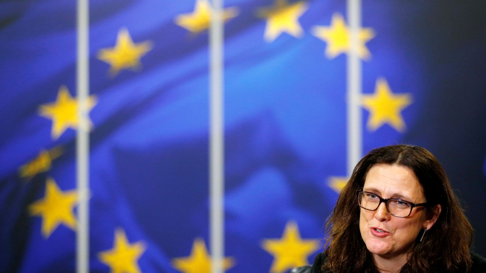 Foto: Cecilia Malmstrom, comisaria europea de Comercio. (Reuters)