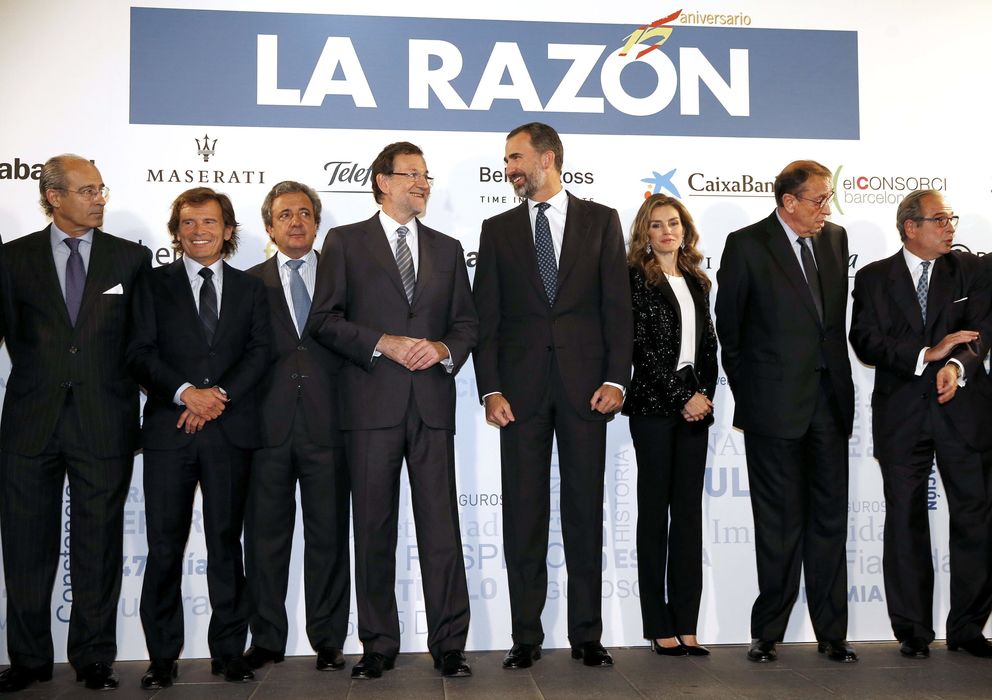 Foto: Acto del XV aniversario de La Razón. (EFE)