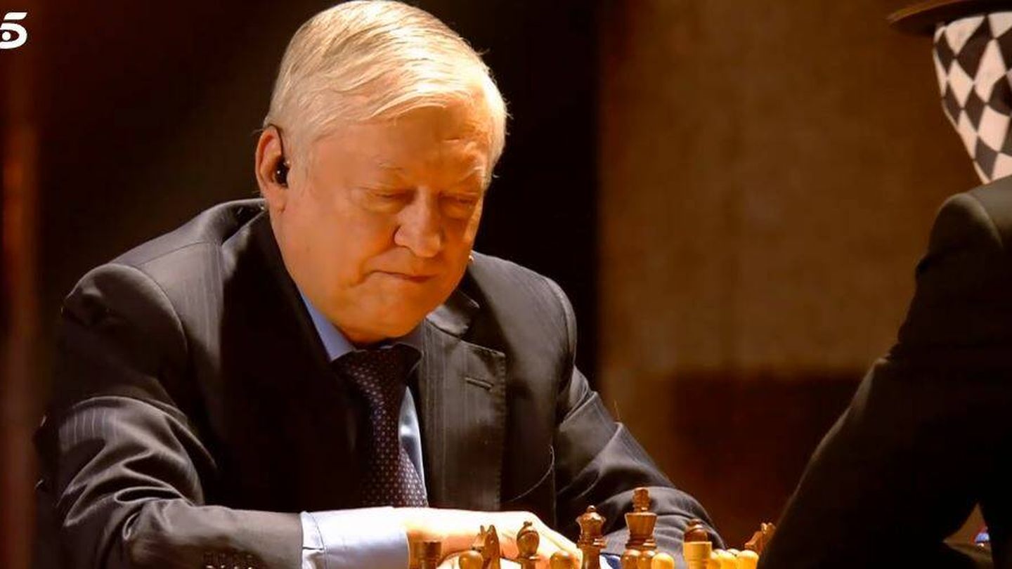Anatoly Kárpov, estrella del ajedrez, en 'Got Talent'. (Mediaset España)