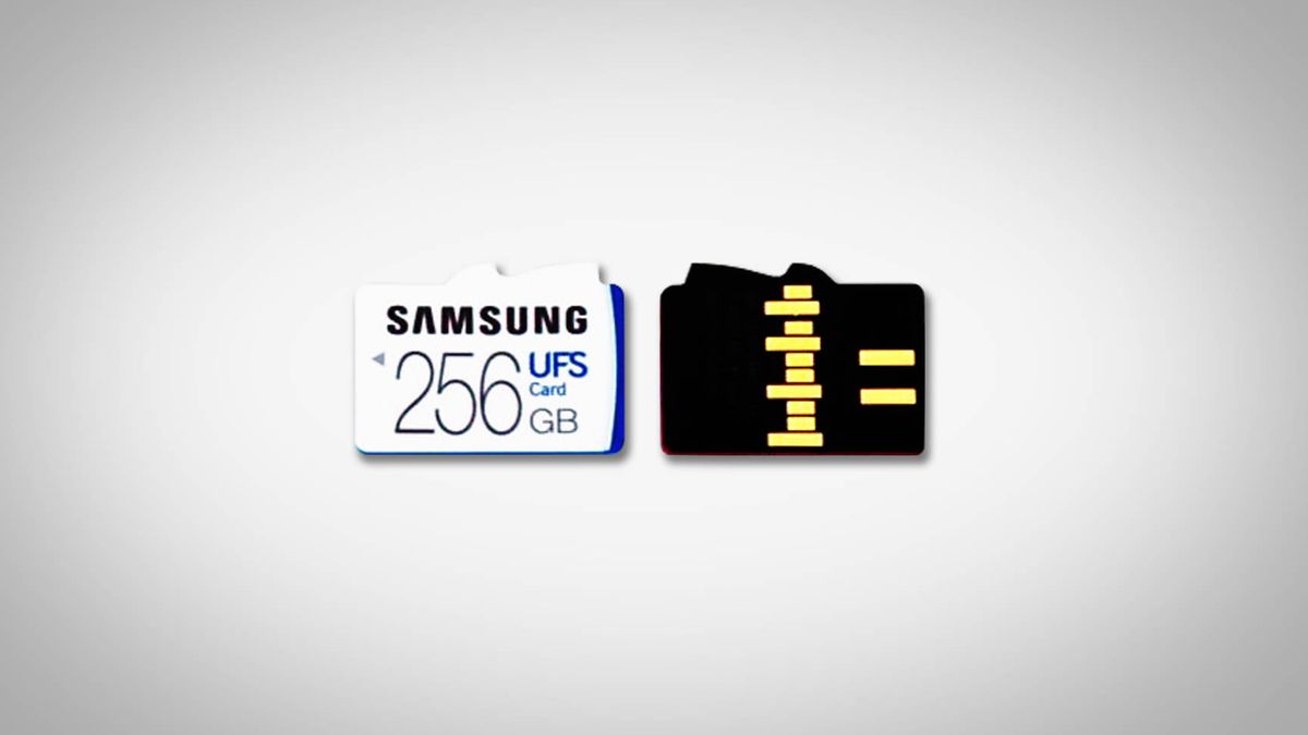 Un SSD de bolsillo: la tarjeta UFS almacena hasta 256GB y es cinco veces más rápida