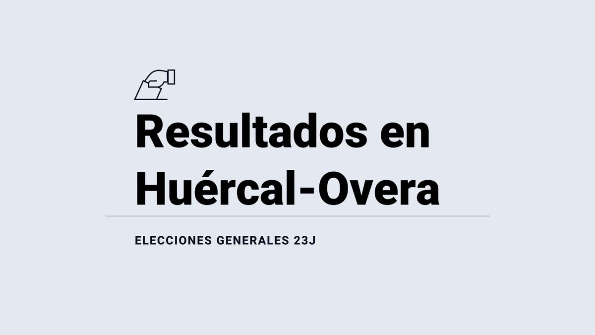 Resultados, ganador y última hora en Huércal-Overa de las elecciones generales 2023: el PP, fuerza más votada