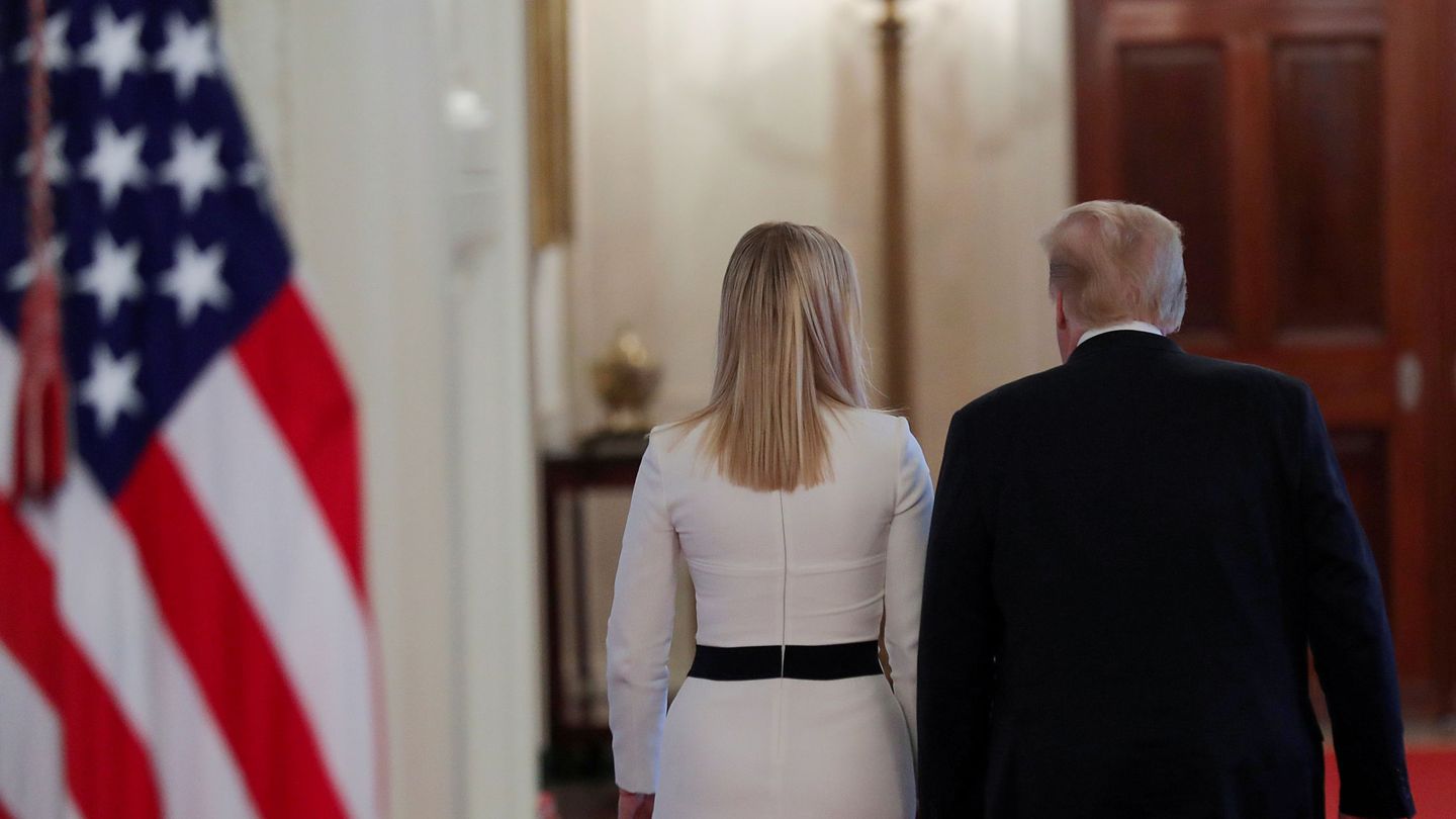 Ivanka y Trump. (Reuters)