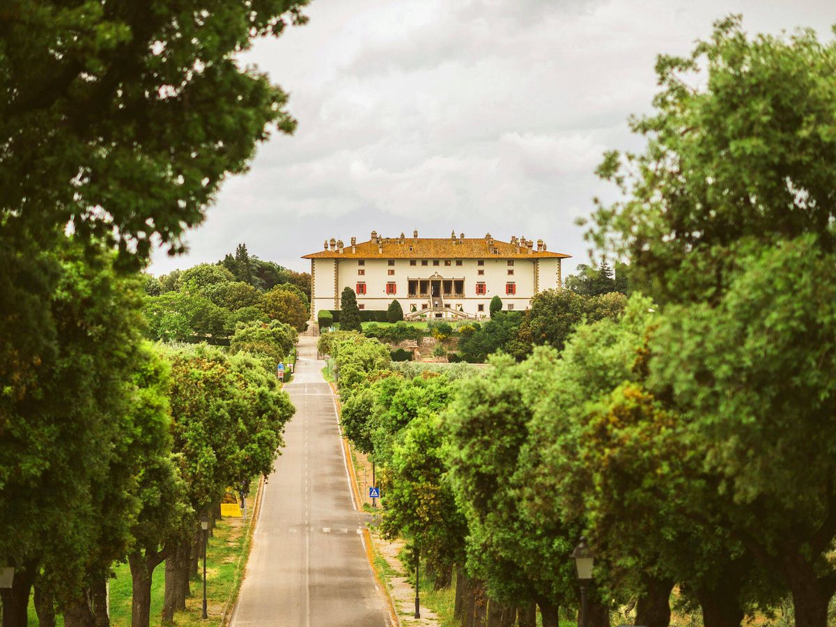 Foto: Vista de la Villa La Ferdinanda, en Tenuta di Artimino. (Cortesía)