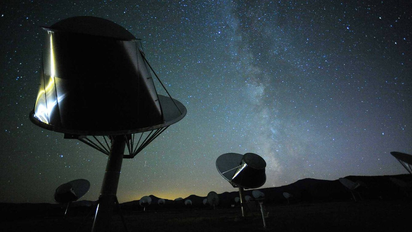 Foto: El SETI busca señales de vida inteligente. (SETI)