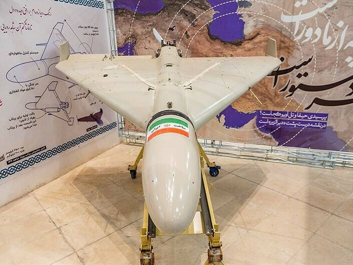 Foto: Así son los Shahed 136, los 'drones kamikaze' que ha enviado Irán a Israel (Tasnim News Agency)