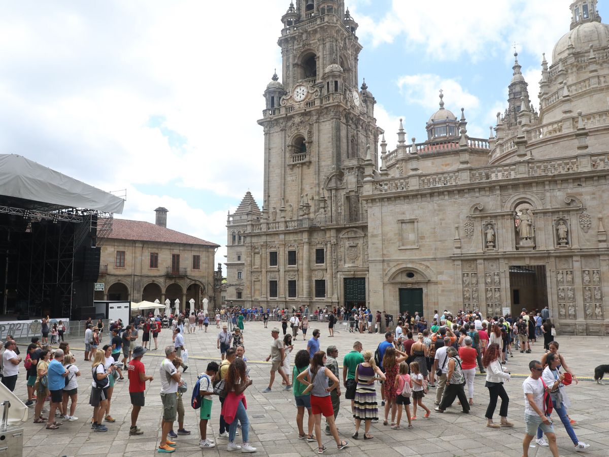 Foto: Imagen de la plaza de la Catedral. (EFE/Xoán Rey)