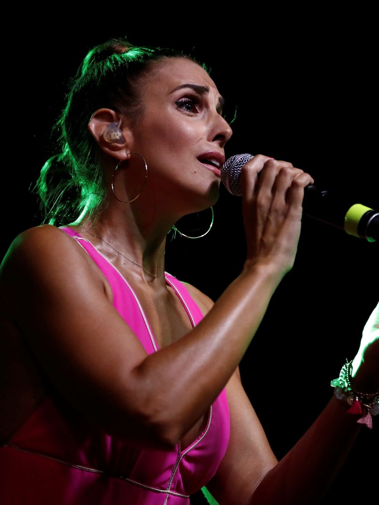 La cantante Nuria Fergó durante un concierto. (EFE)