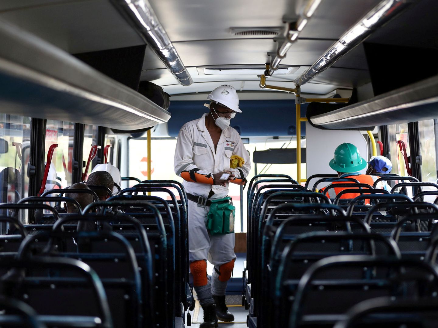Un autobús en Sudáfrica. (Reuters)