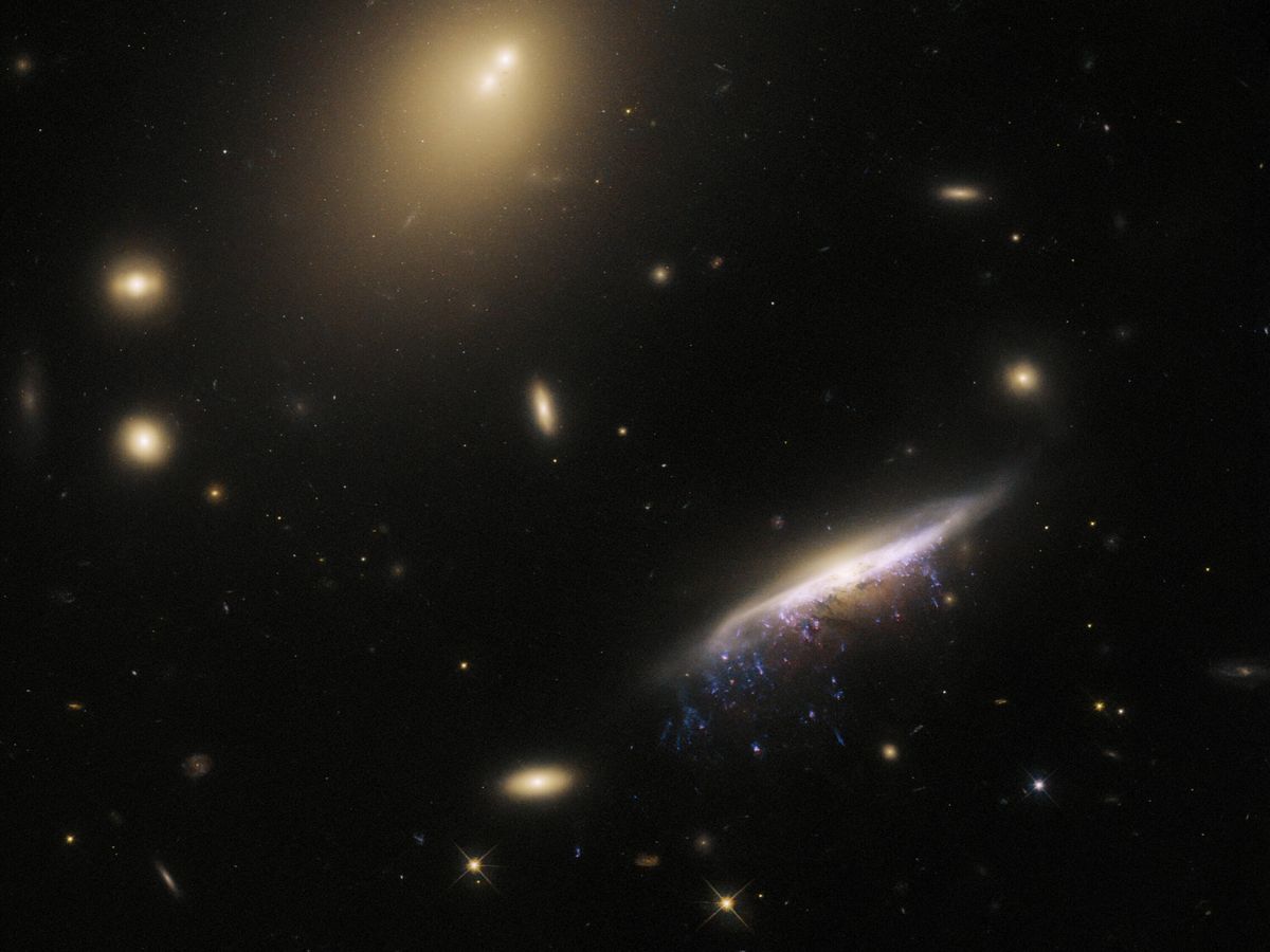 Foto: Impresionantes imágenes del telescopio Hubble captan una galaxia "con brazos" (NASA)