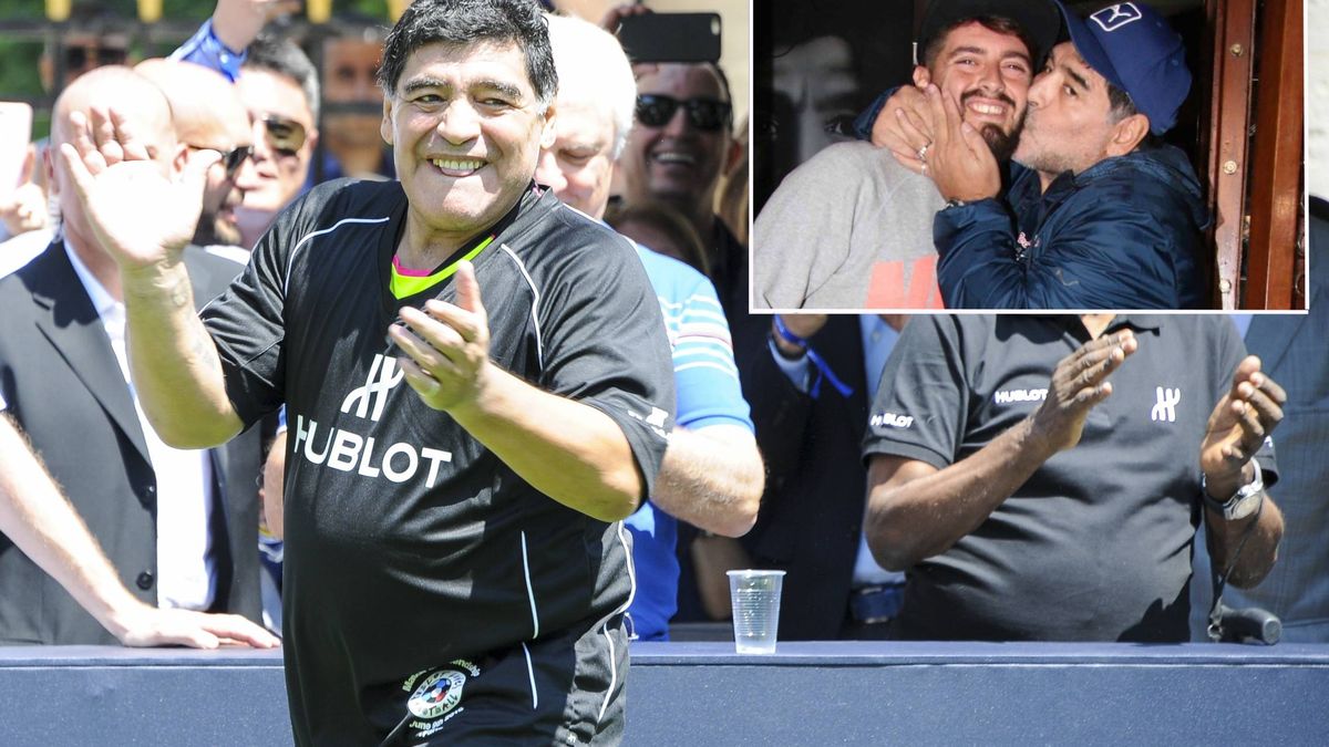 ¡Por fin! Maradona reconoce a su hijo, Diego Maradona Junior, 30 años después