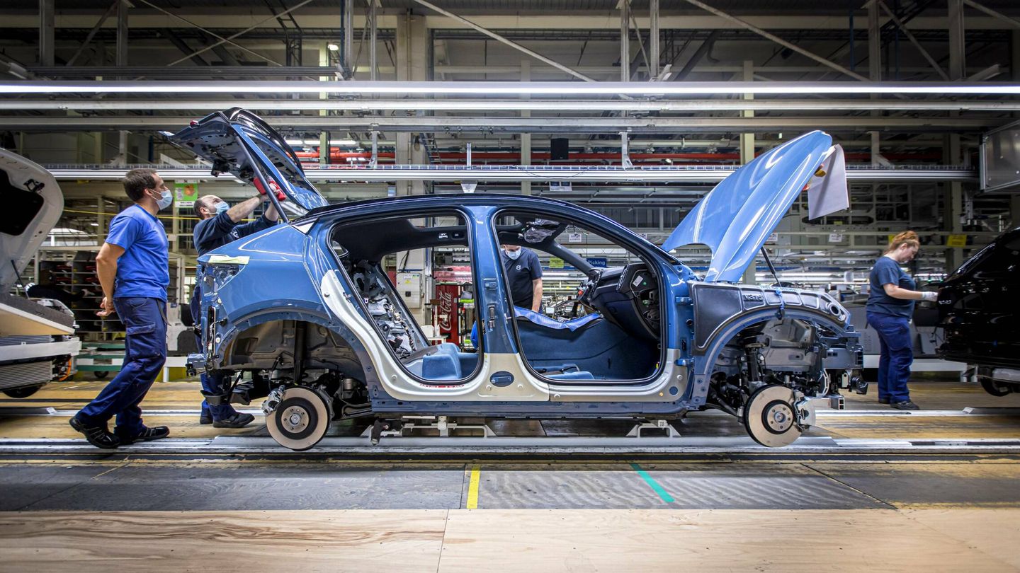 La planta de Volvo en Gante, Bélgica, es también la encargada de fabricar el XC40 Recharge, el otro eléctrico de la firma sueca.