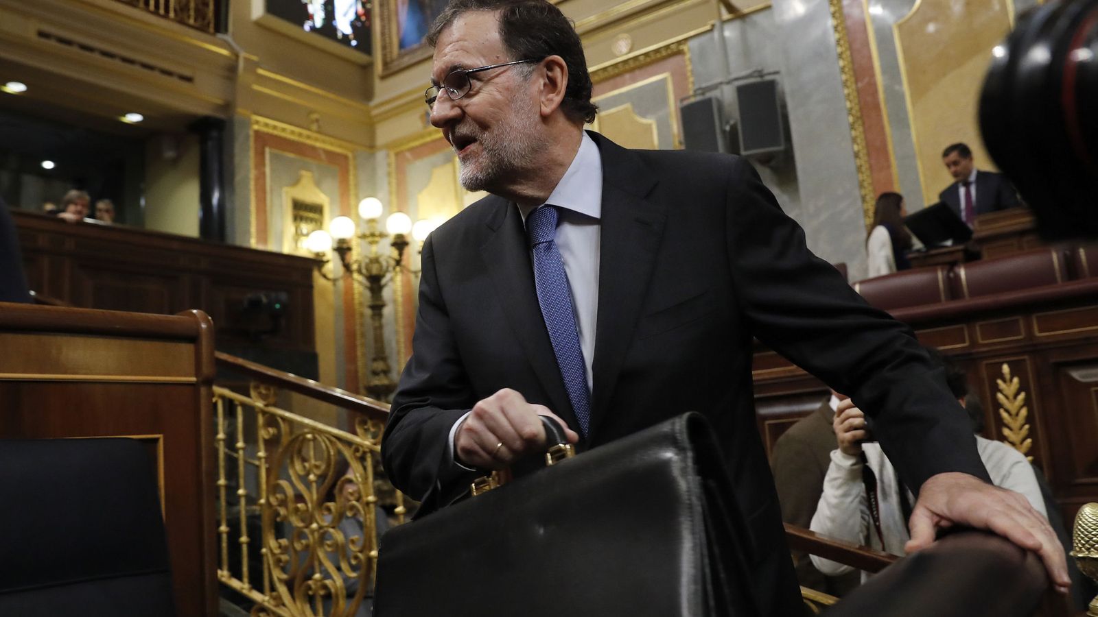 Foto: El presidente del Gobierno, Mariano Rajoy, en la sesión de control. (EFE)
