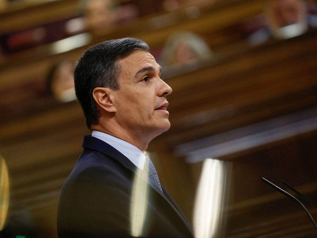 Foto: El presidente Pedro Sánchez en el Congreso. (Reuters/Susana Vera)