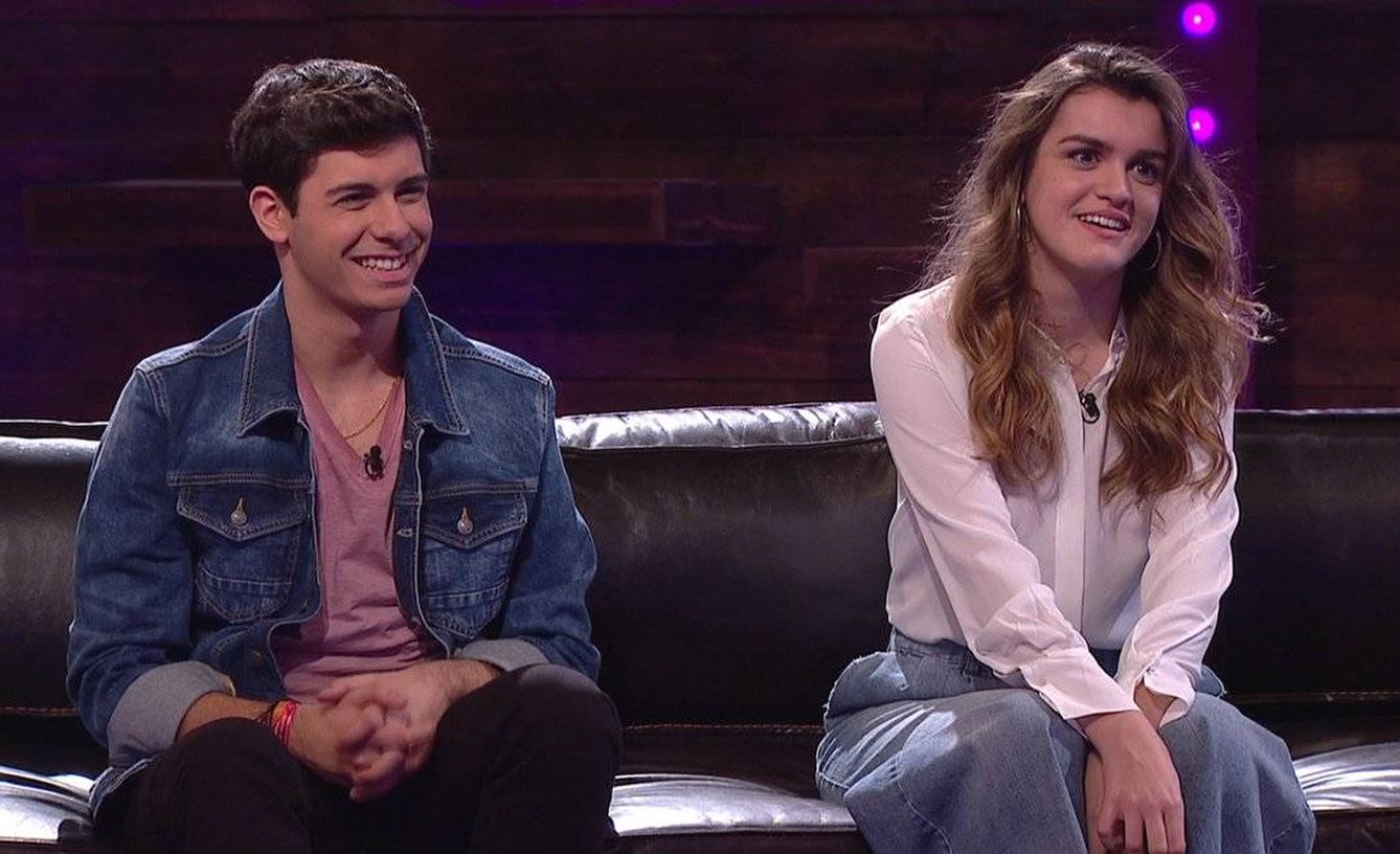 Alfred y Amaia en el programa especial en el que se ha presentado el videoclip de 'Tu Canción'. (RTVE)