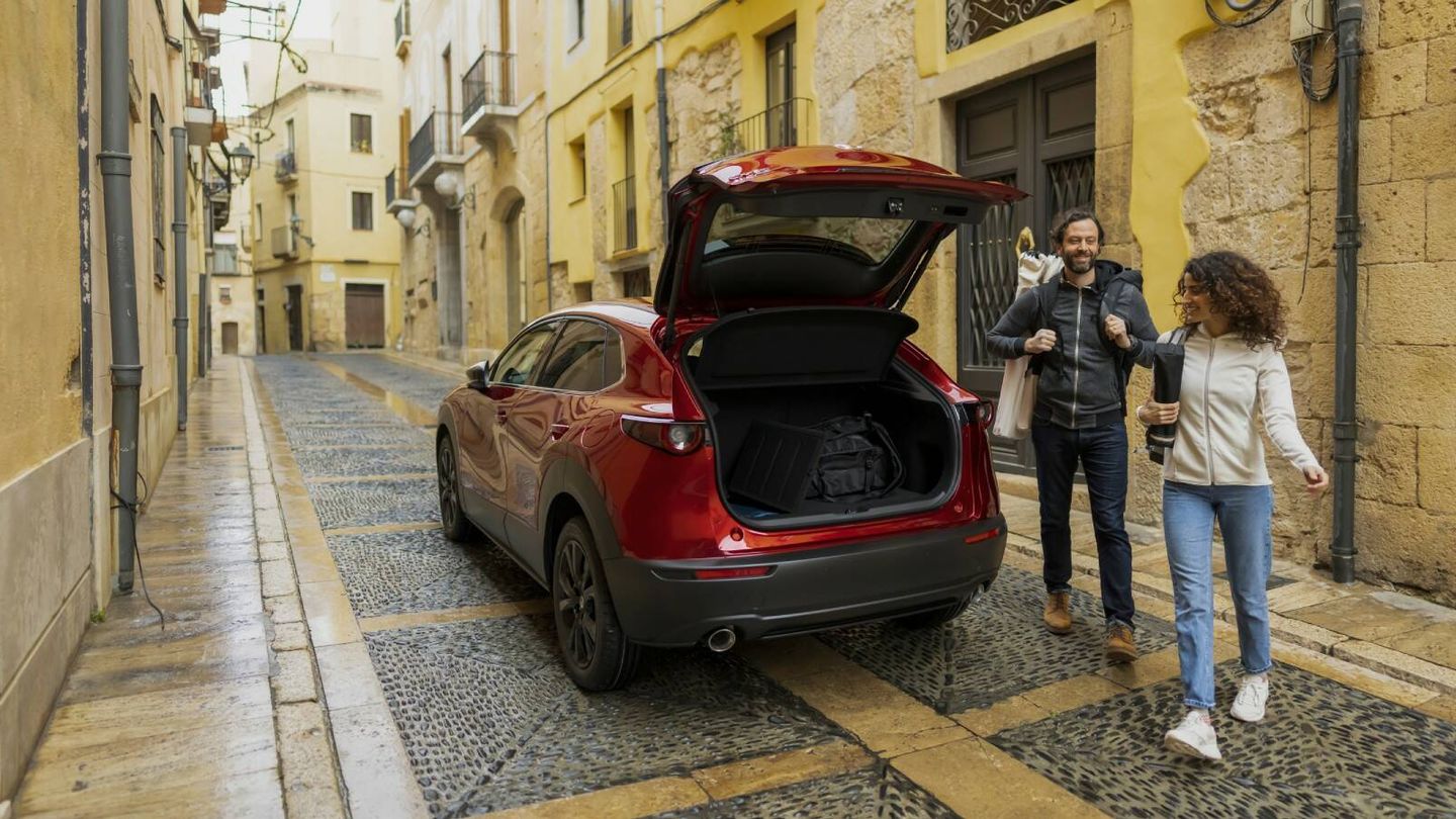 El Mazda CX-30 tiene un maletero de 430 litros de capacidad y 73 centímetros de altura con respecto al suelo. (Foto: cortesía)