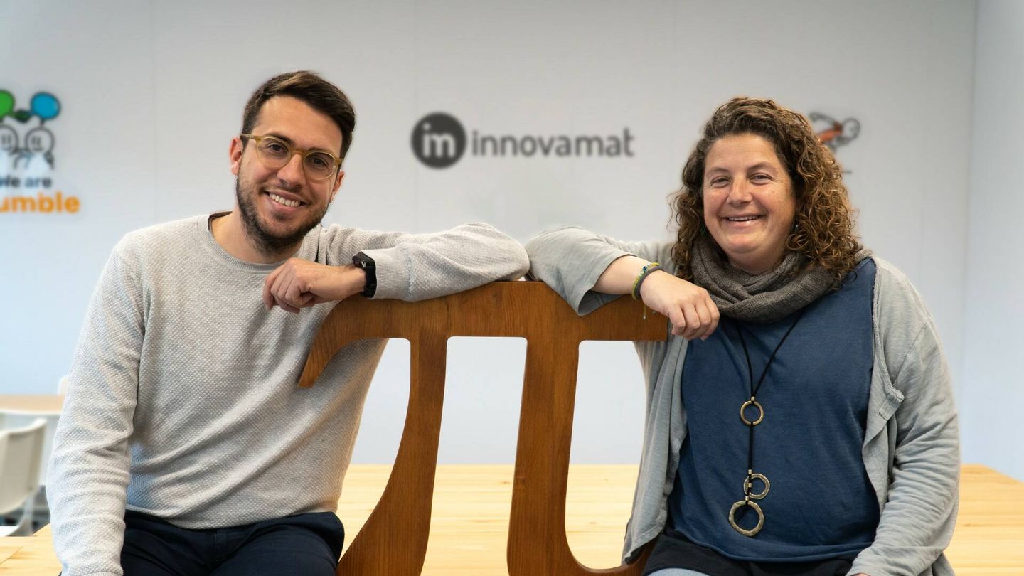 Dos de los cofundadores de Innovamat, Andreu Dotti y Laura Morera. (Cedida)