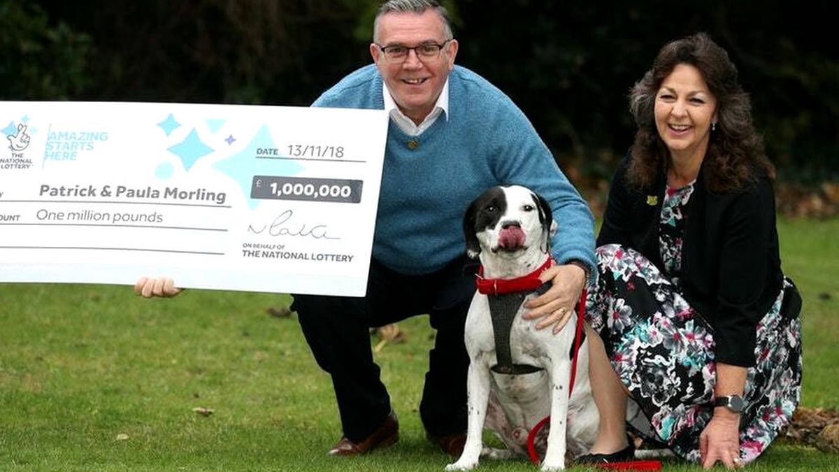 Un hombre gana un millón a la lotería gracias a que su perro es todo un gourmet 