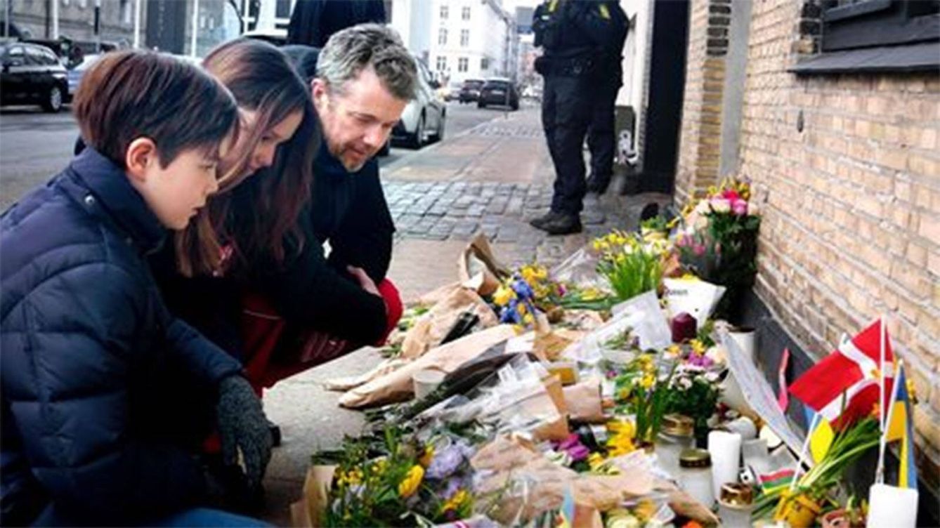 El emotivo gesto de la familia real danesa con las víctimas de la guerra de Ucrania