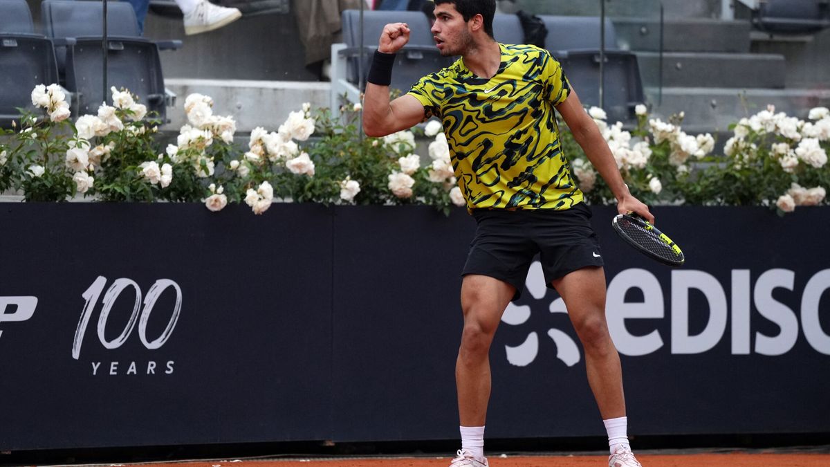 "En solo un año, soy un tenista diferente": por qué Carlos Alcaraz voló en su debut en Roma