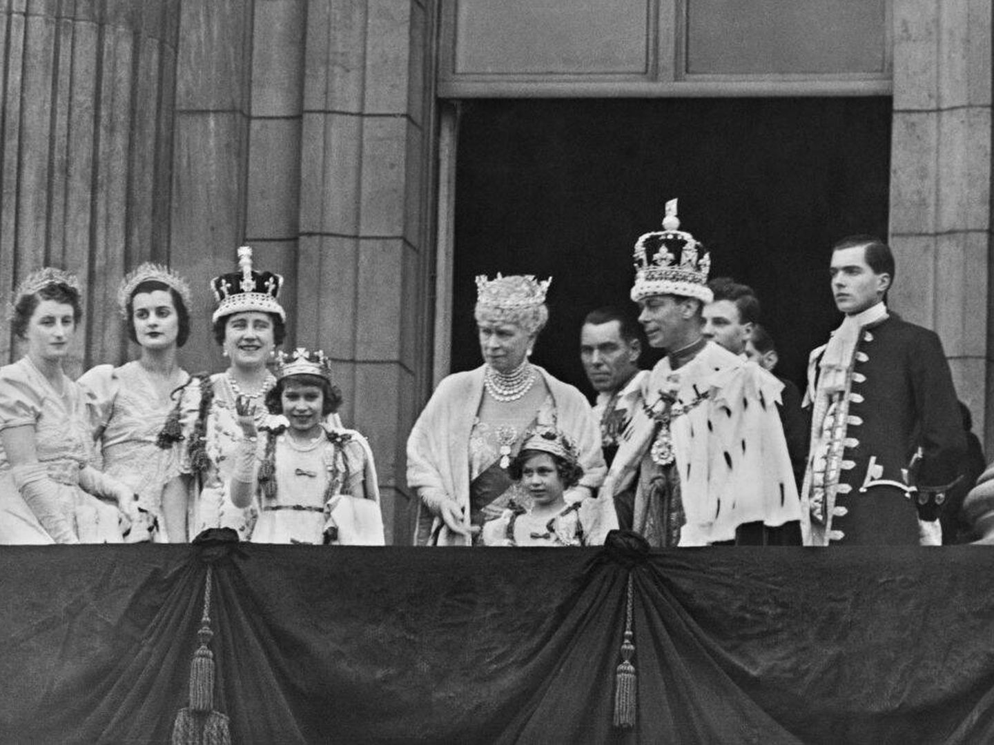  La coronación de Jorge VI en 1937. (Getty)