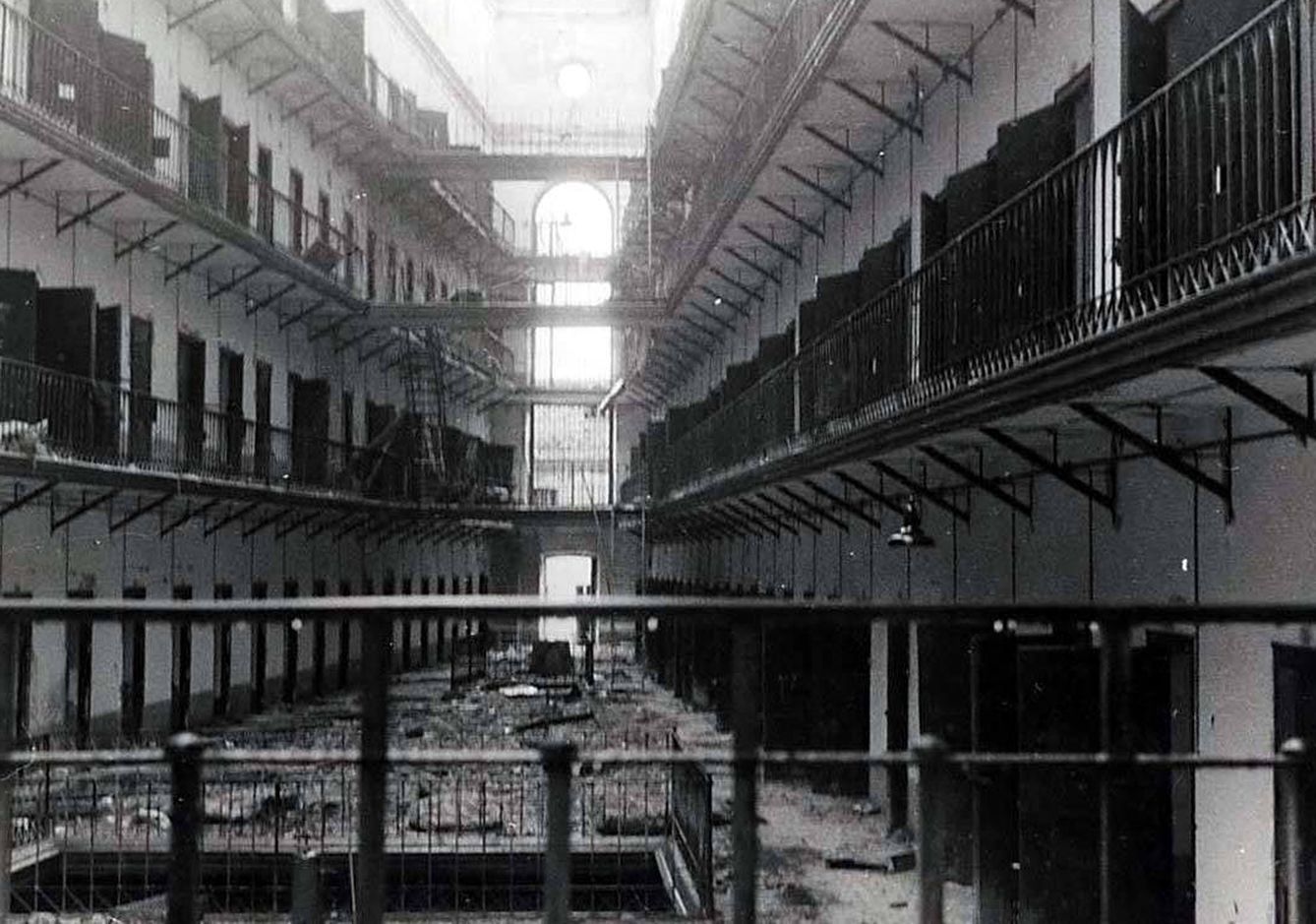 Interior de la cárcel Modelo de Madrid.