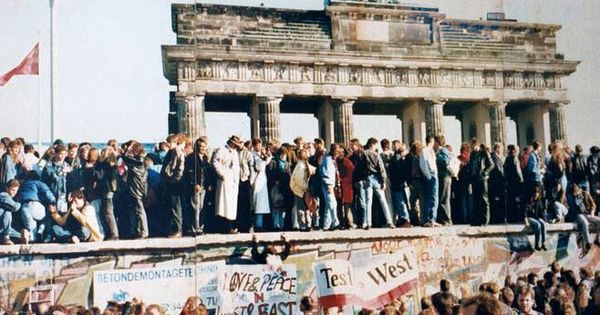 Foto: Caída del Muro de Berlín, el 9 de noviembre de 1989