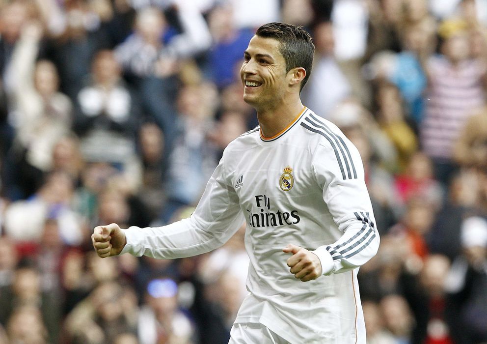 Foto: Cristiano Ronaldo celebra un gol con el Real Madrid.