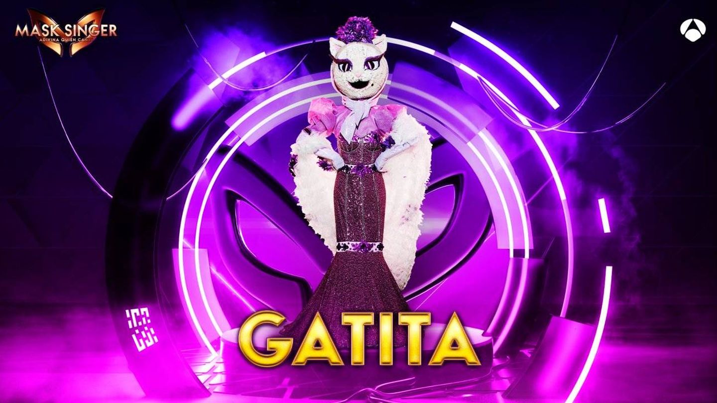 Gatita, máscara de la T2 de 'Mask Singer'. (Atresmedia)