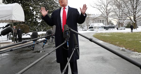 Foto: El presidente Trump responde a preguntas de los medios en la Casa Blanca, Washington. (Reuters) 