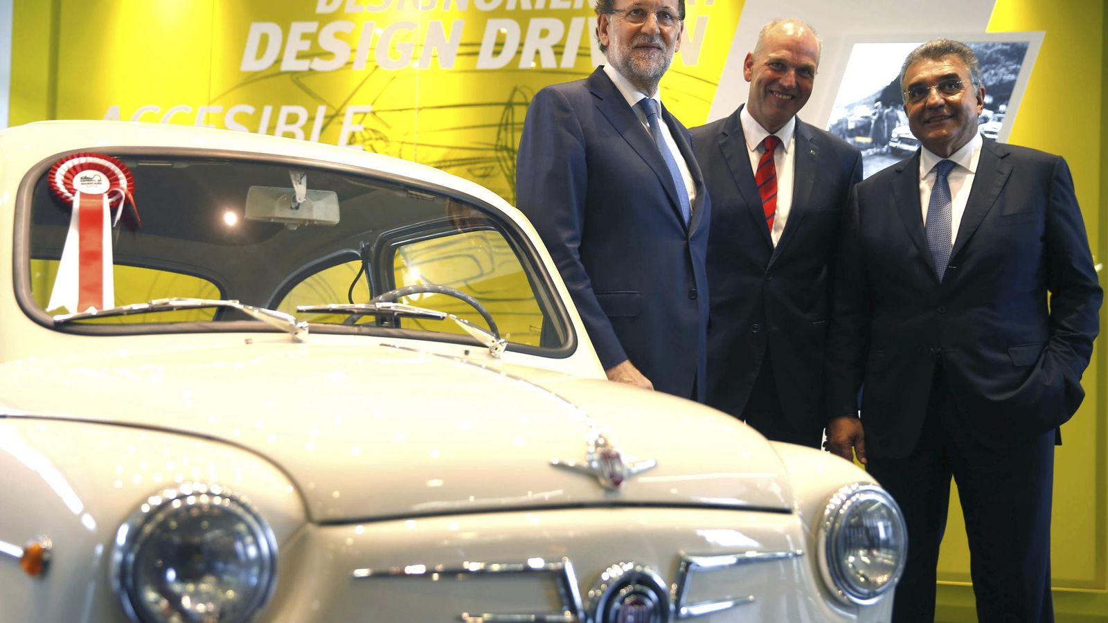 Foto: Mariano Rajoy, durante su última visita a la factoría de Seat en Martorell. (EFE)