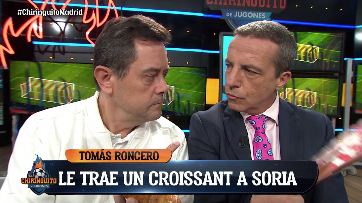 Tomás Roncero y Cristóbal Soria. (Atresmedia)