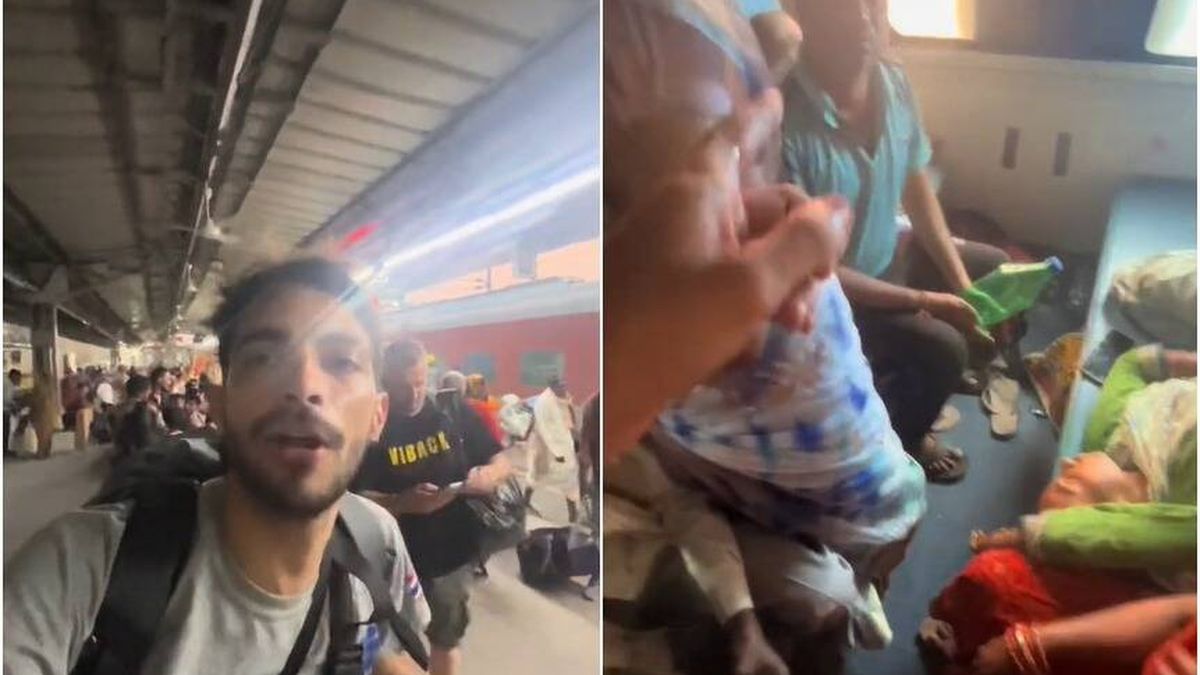 La surrealista situación de un español de viaje en la India en tren: "En mi sitio hay 8 personas"