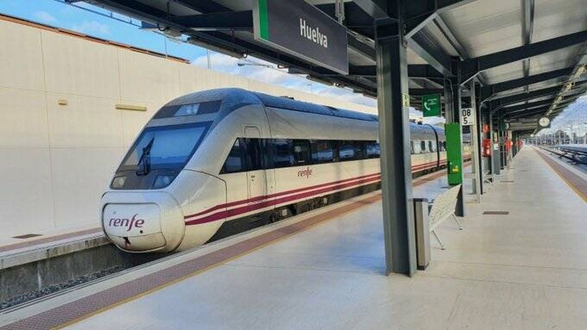 Detenido un hombre por gritar y provocar que tuviese que parar el tren Renfe Madrid-Huelva
