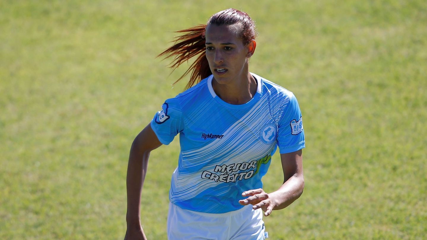 La jugadora argentina transgénero Mara Gómez. (Efe)