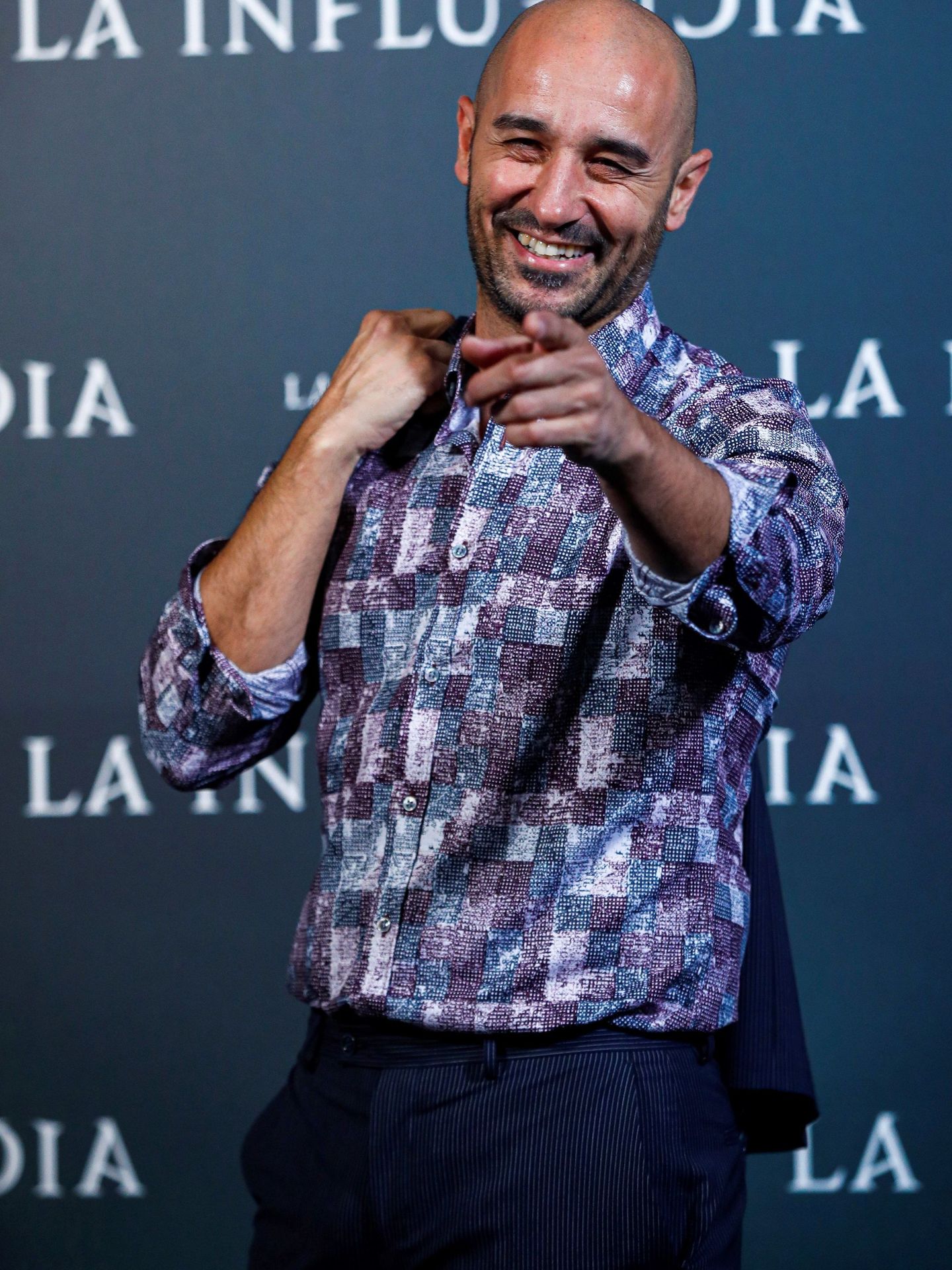 Alain Hernández, durante la presentación de 'La influencia', ópera prima de Denis Rovira. (EFE)