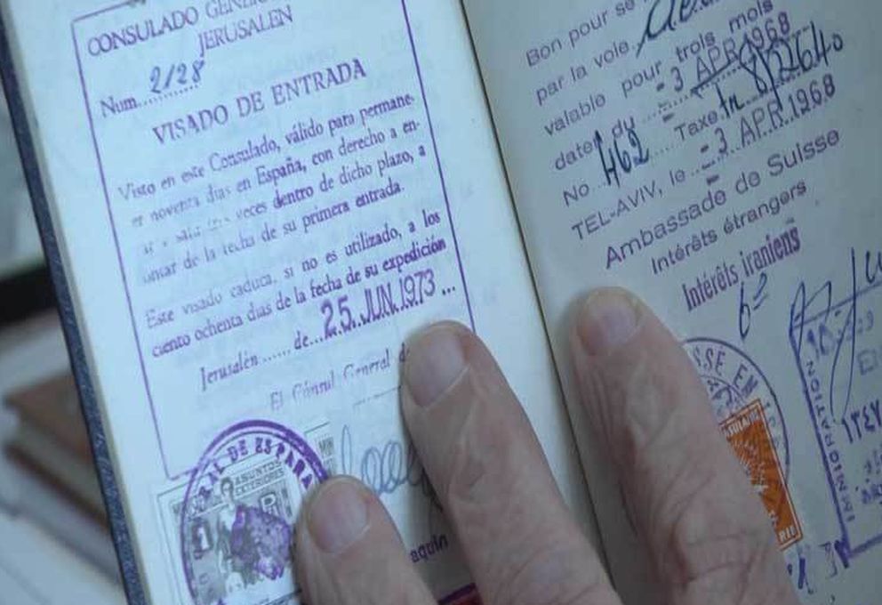 Pasaporte de Shlomo Taragán.