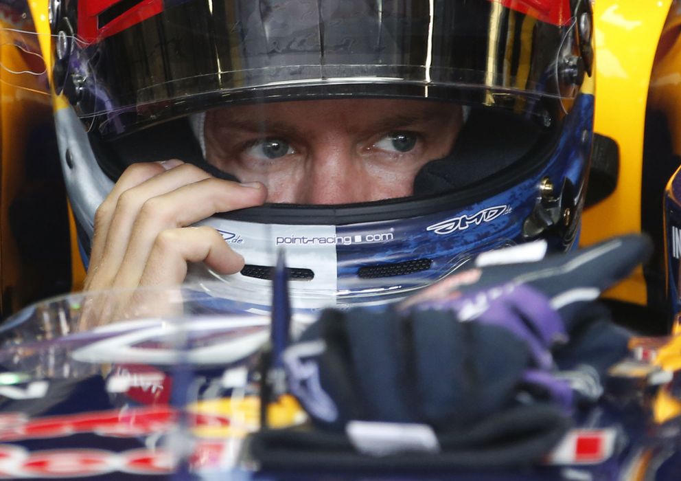 Foto: Sebastian Vettel, el más rápido en la sesión del viernes en Spa.