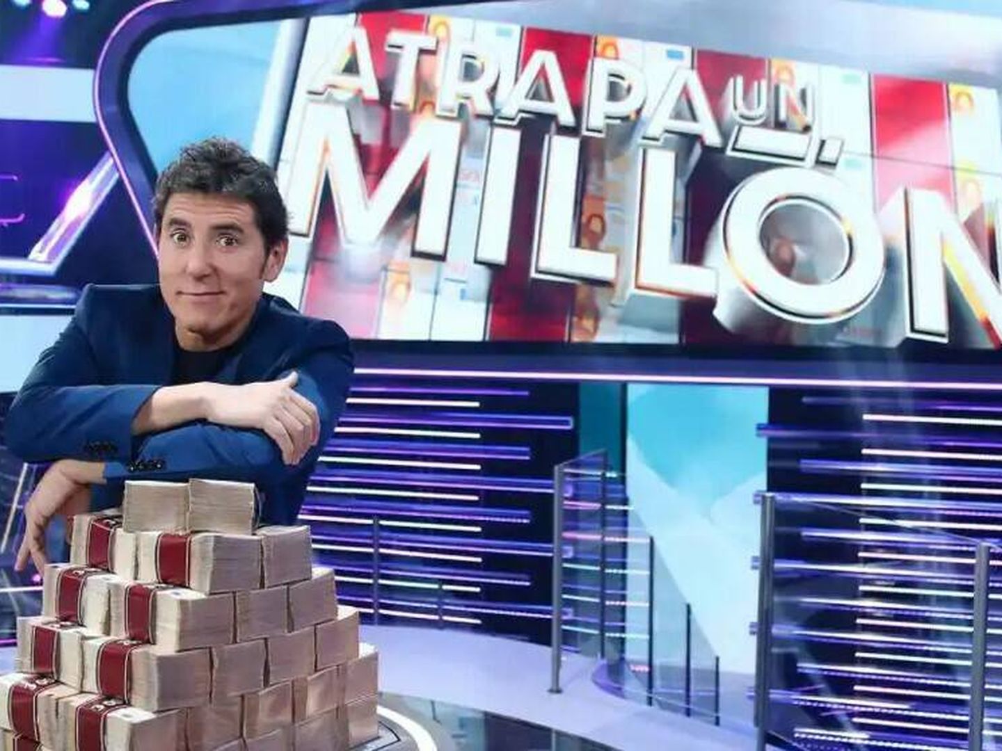 Manel Fuentes, en 'Atrapa un millón'. (Antena 3)
