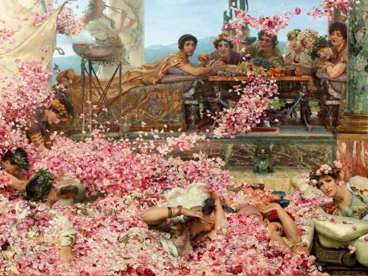 Foto: 'Las rosas de Heliogábalo'. Lawrence Alma-Tadema. 1888. Colección privada.
