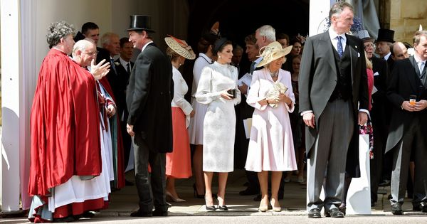 Foto: Letizia y Camilla, durante el Día de la Orden de la Jarretera. (EFE)