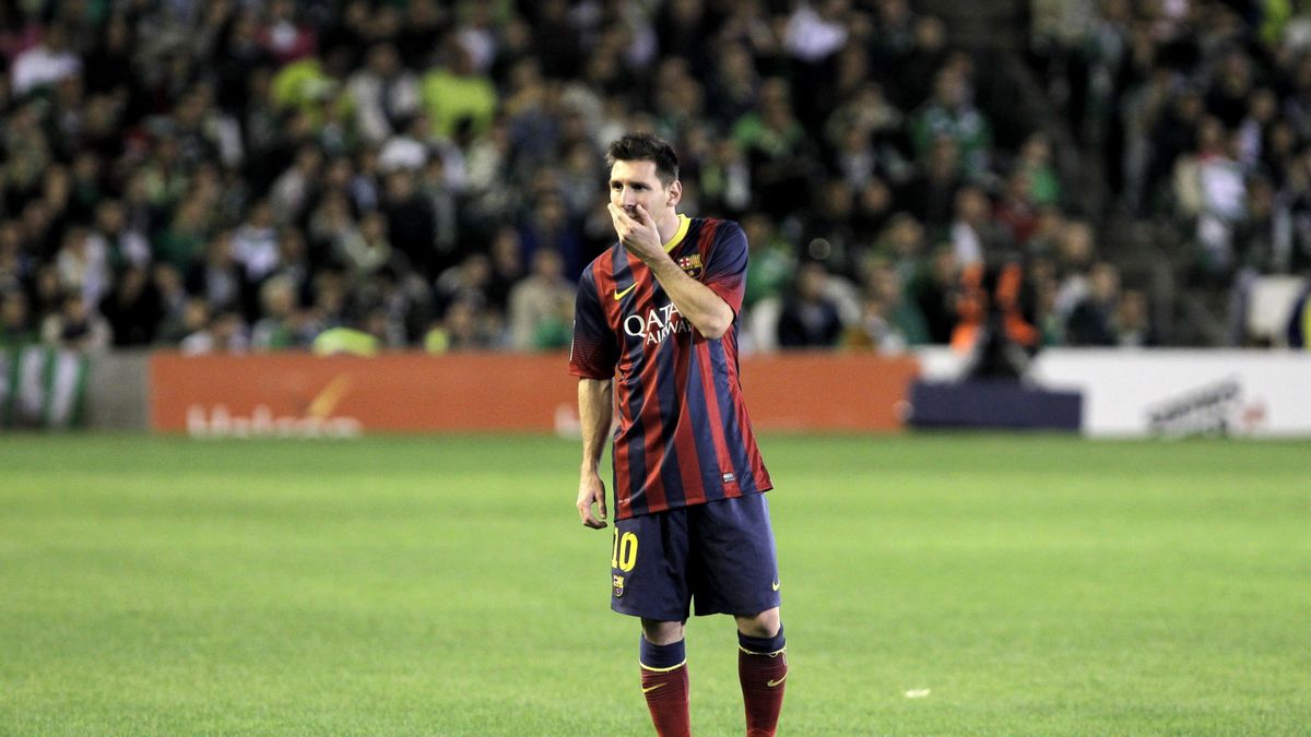 Messi, el mejor futbolista del mundo, resulta que solo es un ser humano de carne y hueso