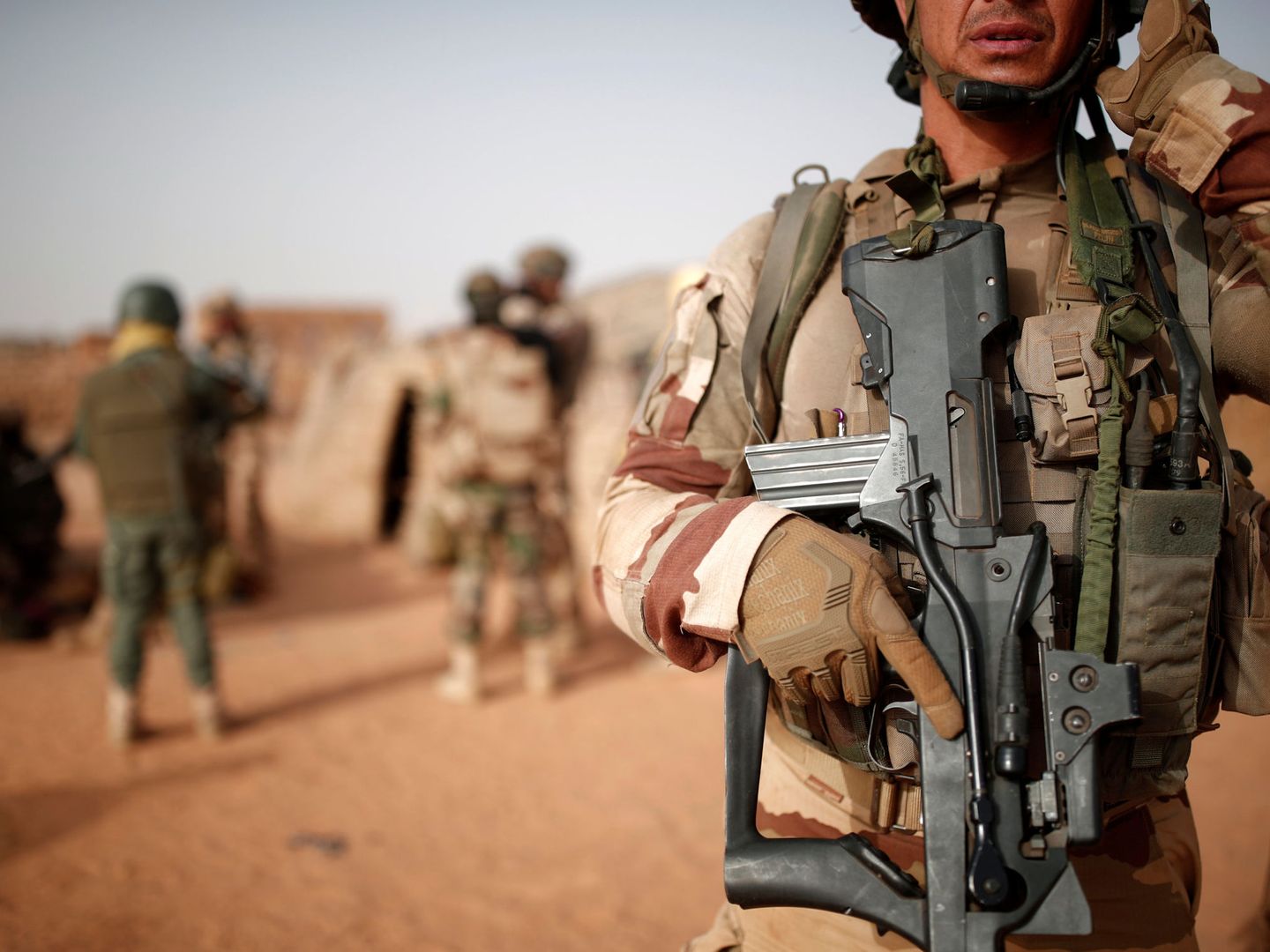 Soldados franceses en Mali, en octubre de 2017. (Reuters)